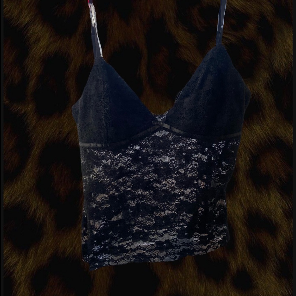 Edikted Eira Sheer Lace Tank Top